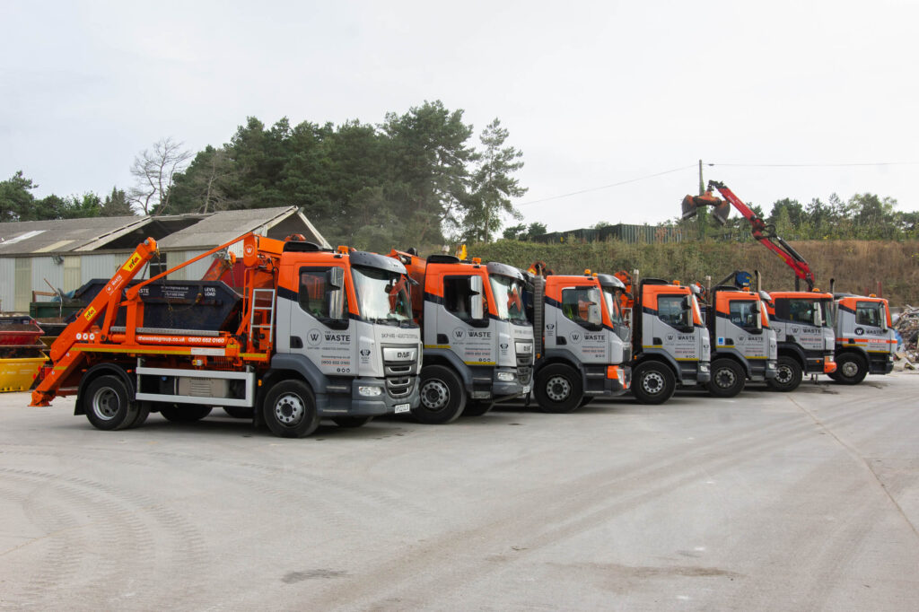 The Waste Group Skip Lorries