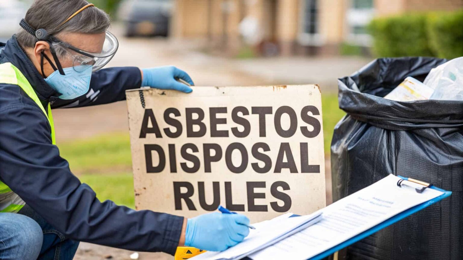 Your Guide to Asbestos Disposal Rules UK 2026 - The Waste Group
