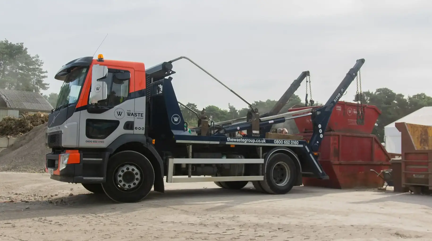 news skip lorry